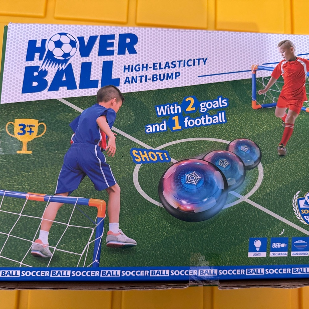 Hover Ball Soccer Set with Goals - Blue